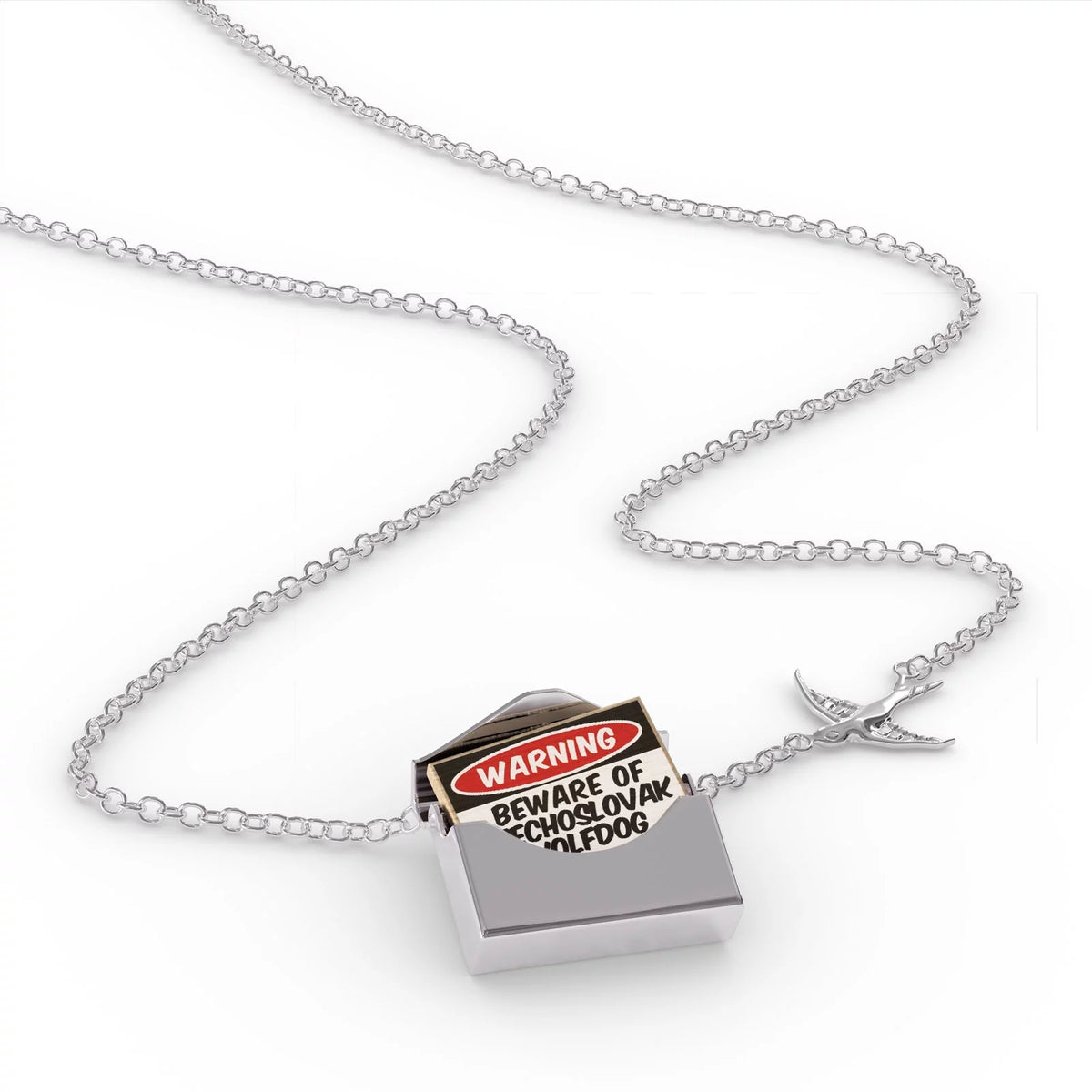 Silver Locket Necklace N63864