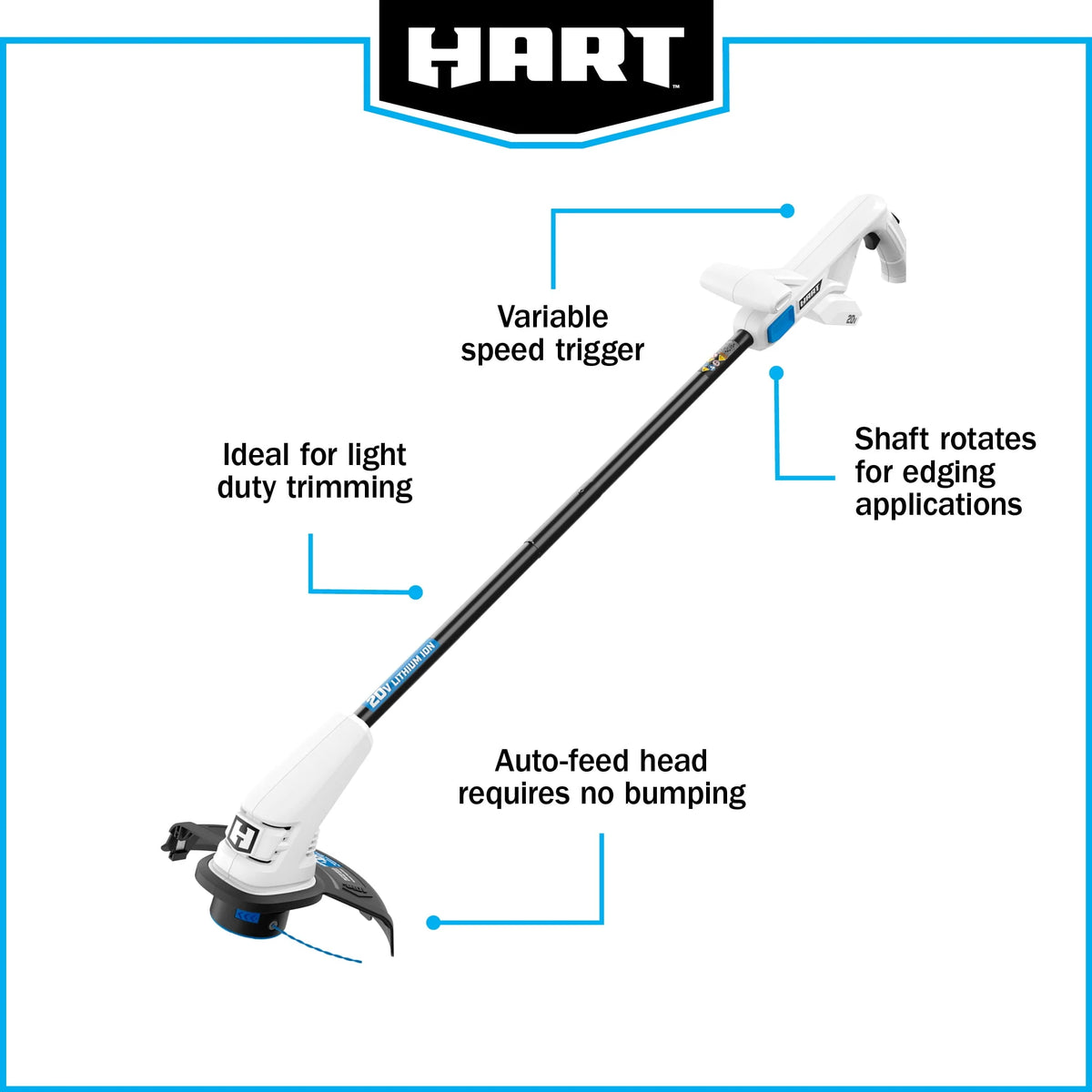 20-Volt 10-inch String Trimmer Leaf Blower Combo Kit K51830