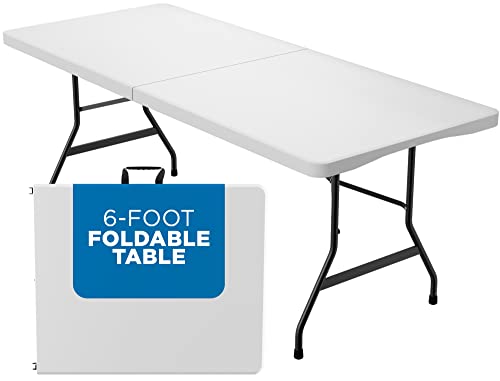White Plastic Folding Table P521