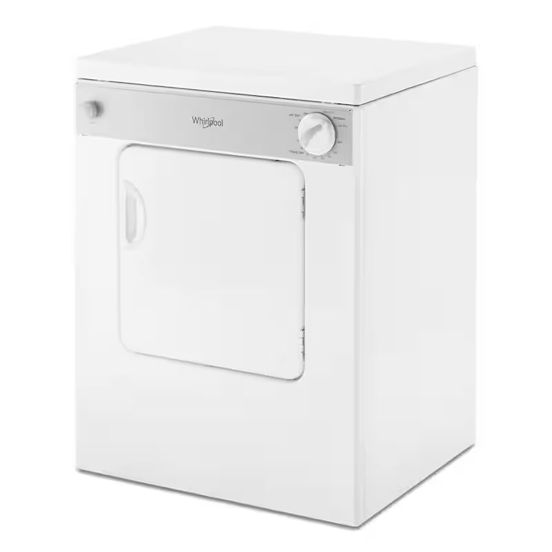 White Compact Electric Vented Dryer K4814