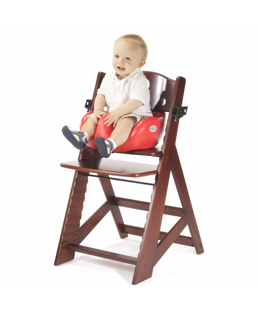 Espresso/Aqua High Chair with Infant Insert and Tray E804524