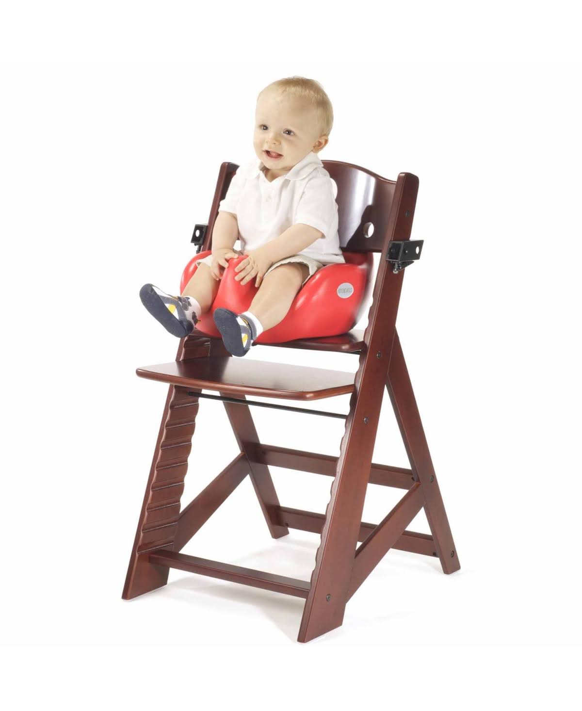 Espresso/Aqua High Chair with Infant Insert and Tray E804524