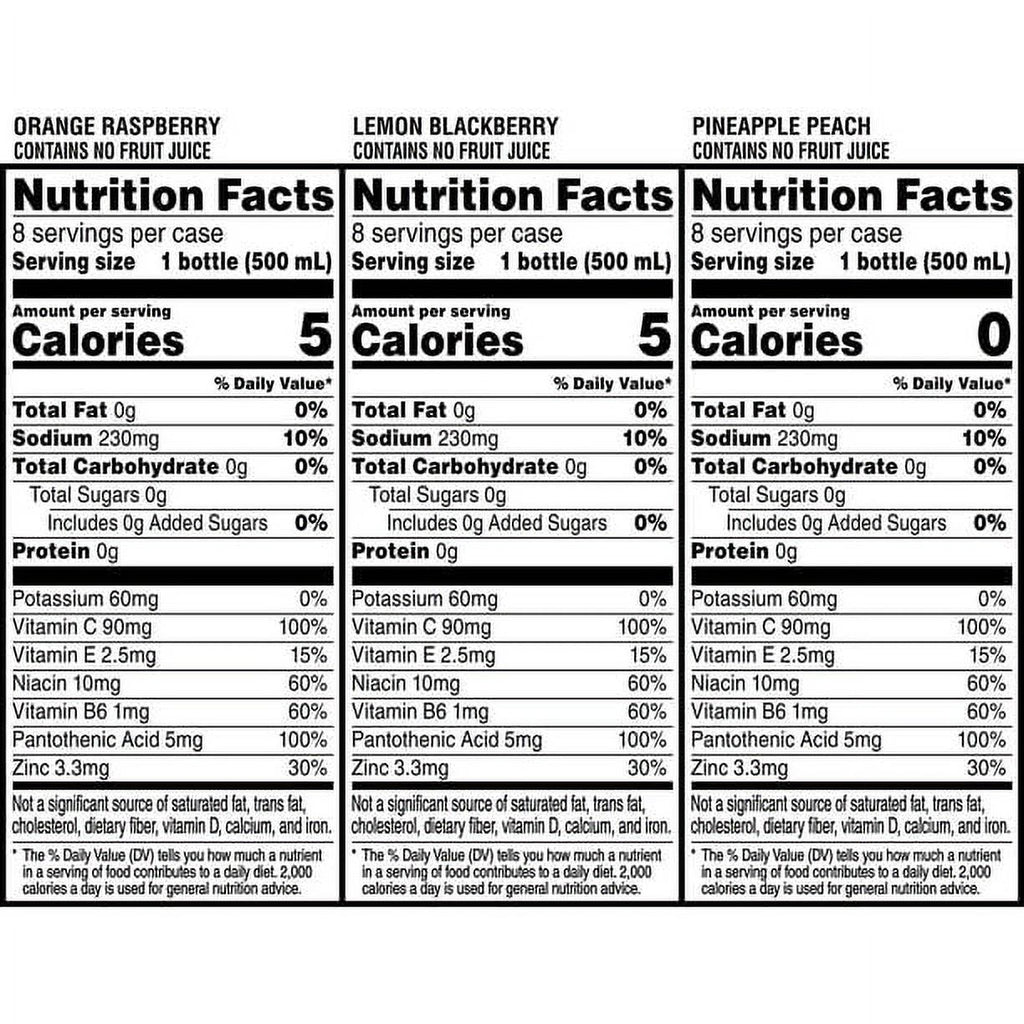 Immune Support Zero Sugar Variety Pack (16.9 fl. oz., 24 pk.) G200
