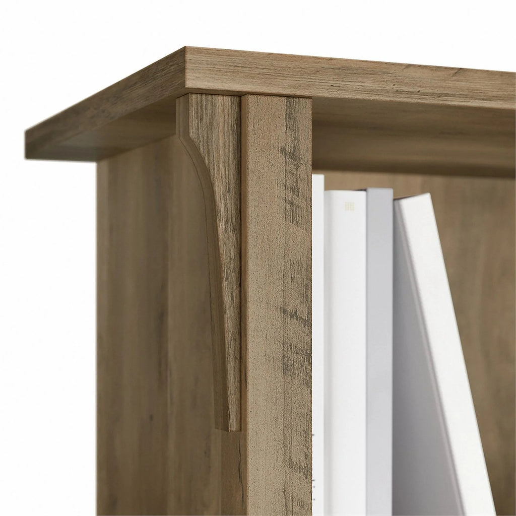 5 Shelf Engineered Wood Bookcase Set of 2 Q5404