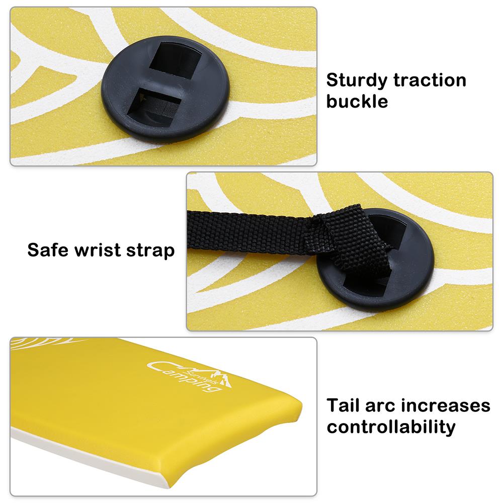 Yellow 41 inch Bodyboard I33750