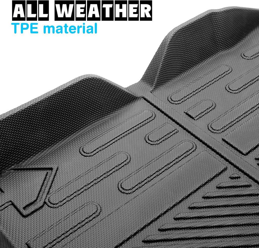 TPE All-Weather Cargo Liner Trunk Mat Pack of 2 F3027