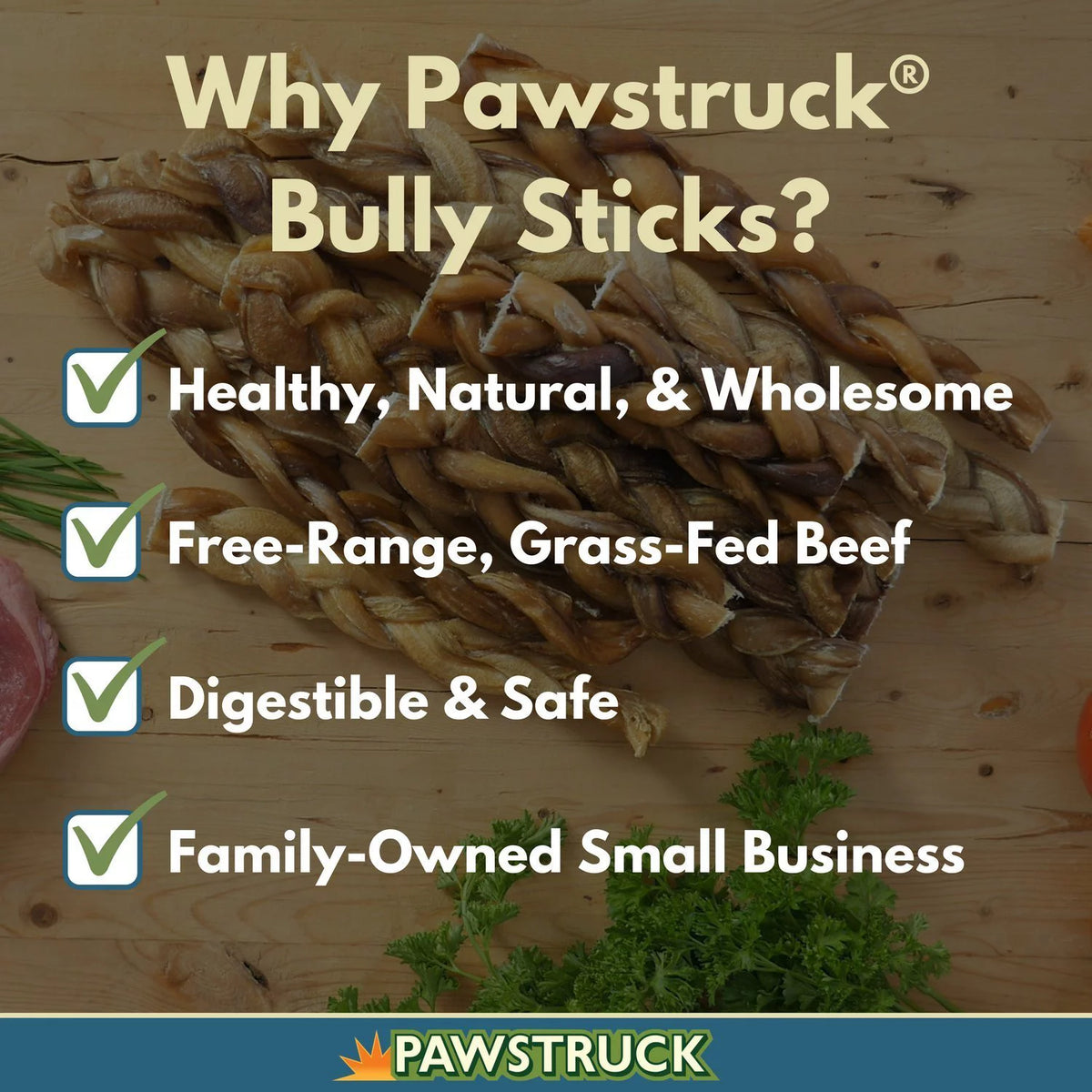 Natural 4" Bully Stick Rings for Dogs, 3 Count V425350