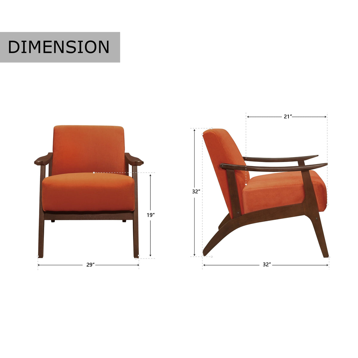 Light Brown Accent Chair T665
