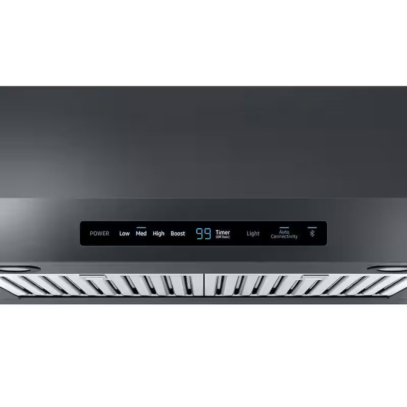 30 in. Convertible Under Cabinet Range Hood in Black Stainless Steel Y709742