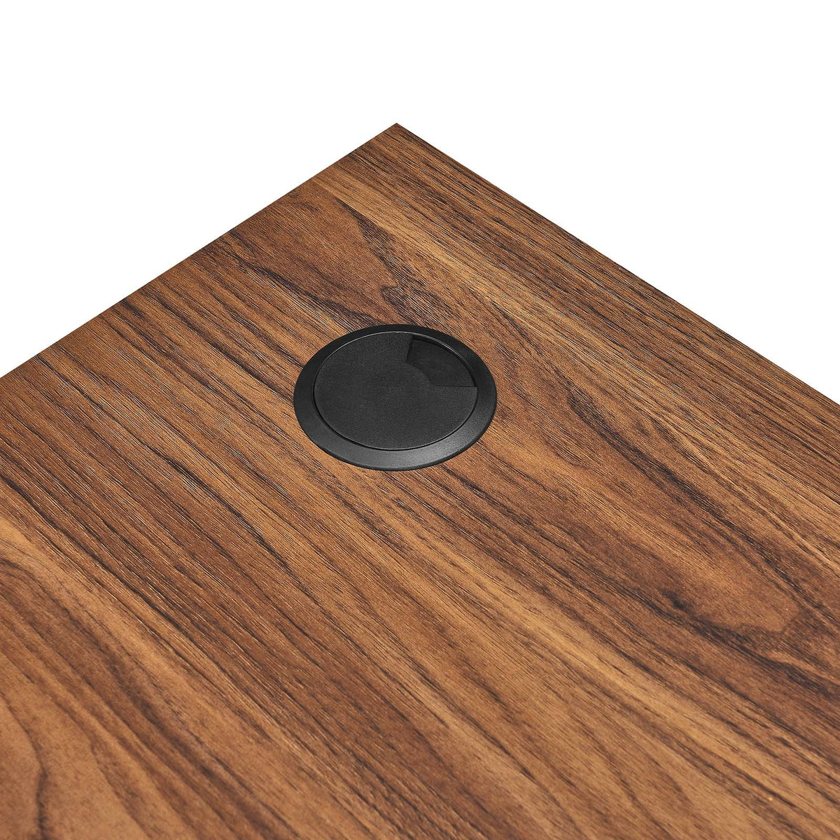 White Walnut Wood Computer Work Desk N170358