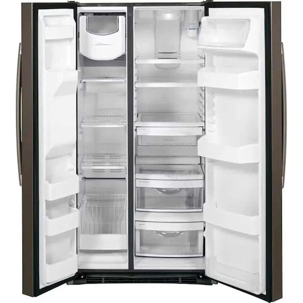 25.3 Cu. Ft. Slate Side-By-Side Refrigerator with Ice Maker H729