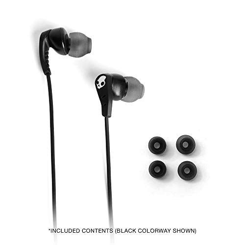 True Black In-Ear Wired Earbuds with Microphone R4744
