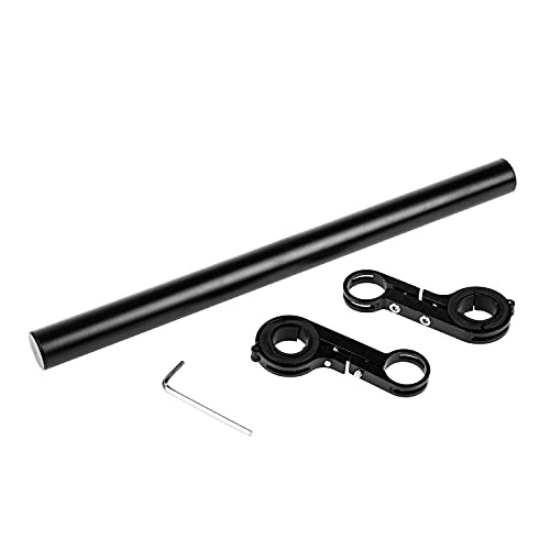 Black Aluminum Alloy 30cm Handlebar Extender J22115
