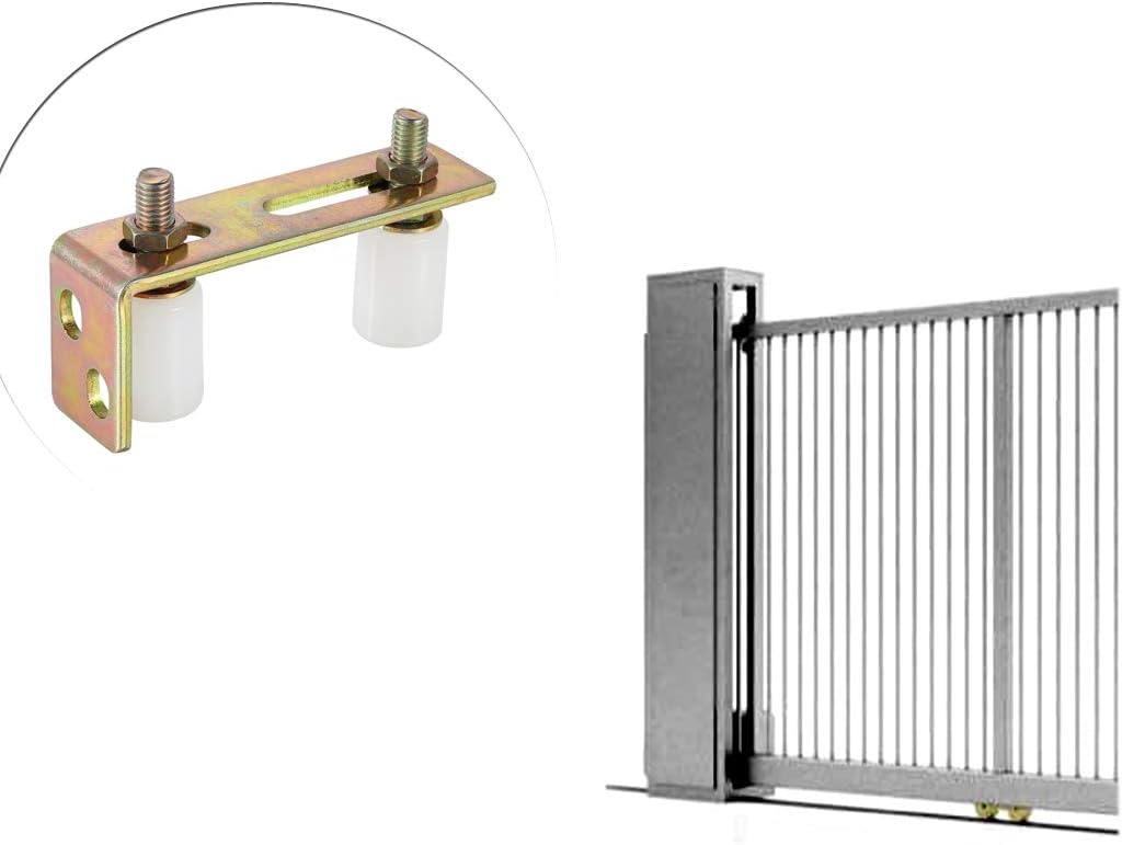 Slide Gate Guide Roller with L Post Bracket, Pack of 2 A760995