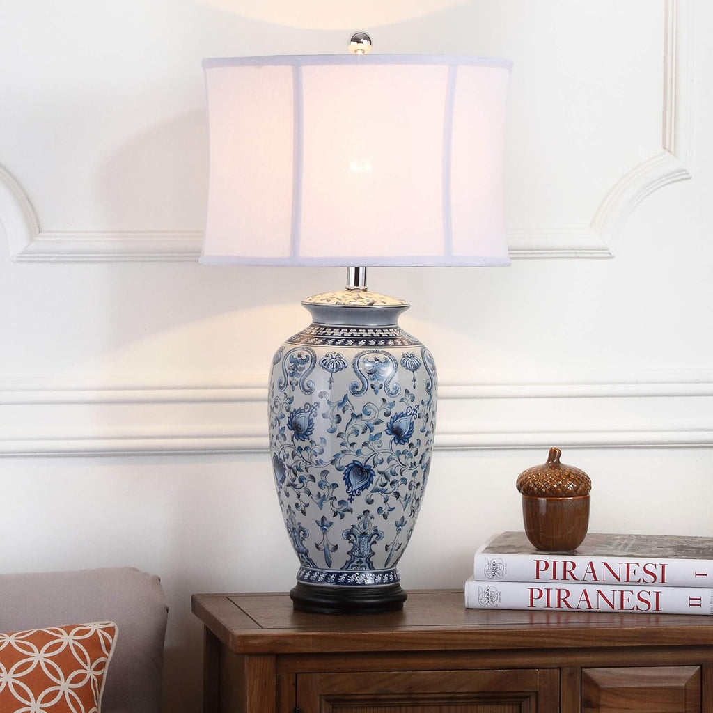 Blue/ White Ginger Jar Table Lamp P31217