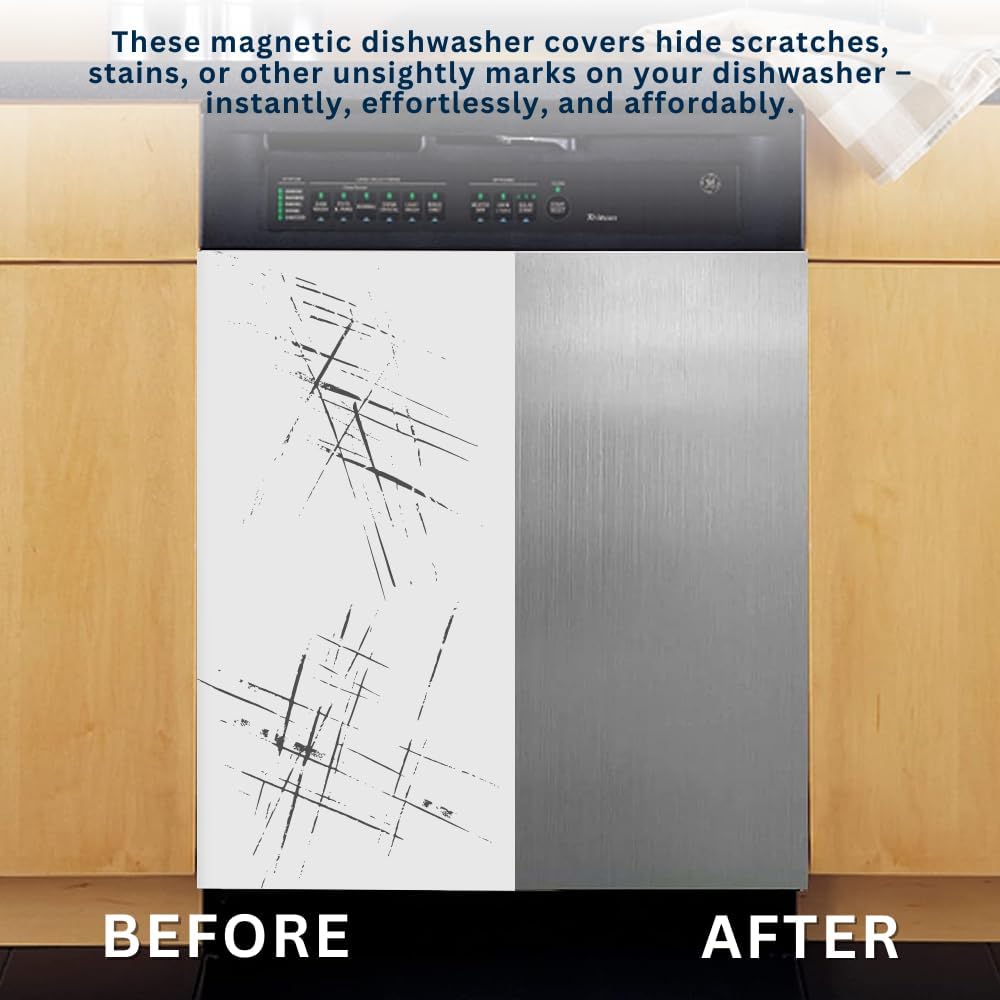 23.5” x 26” Stainless Steel Magnetic Dishwasher Cover V635