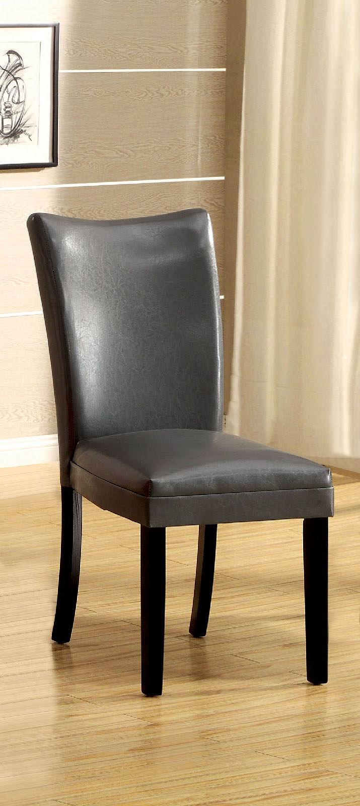 Gray Side Chair Set of 2 M359624