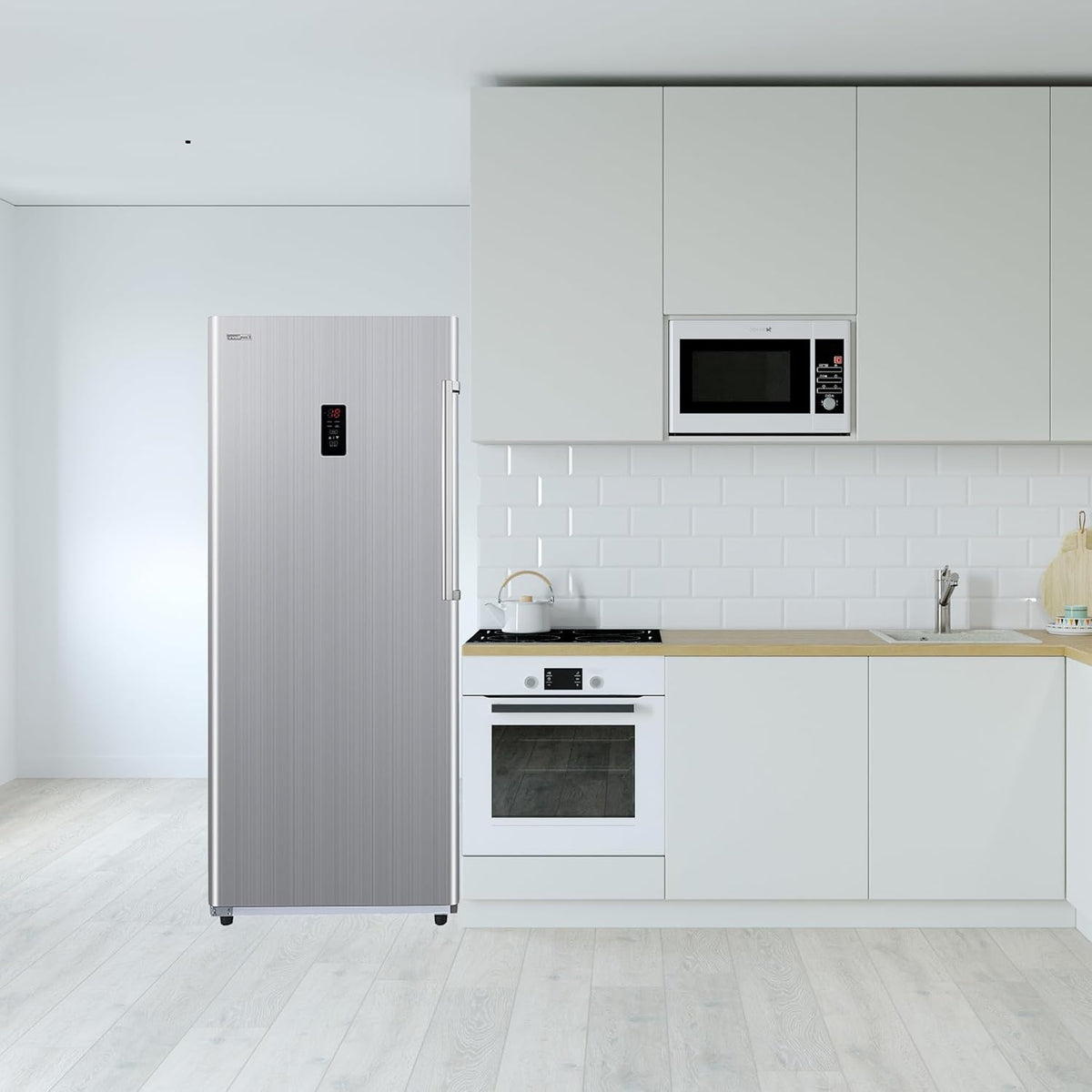 28in Wide Stainless Upright Freezer I299065