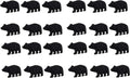 Matte Black Cast Iron Drawer Cabinet Pull Set of 24 M5523