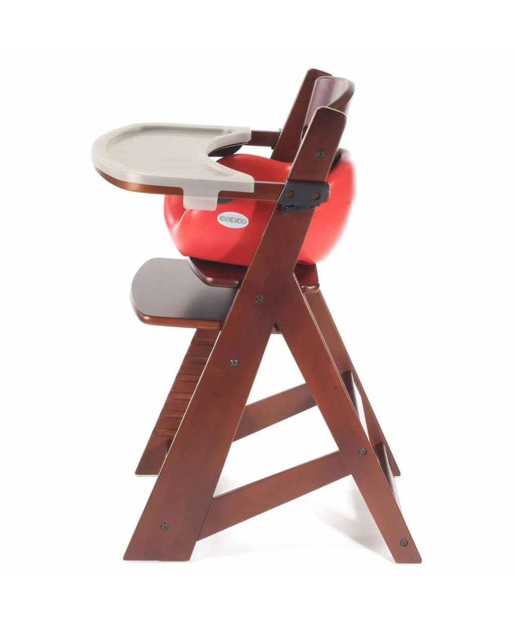 Espresso/Aqua High Chair with Infant Insert and Tray E804524