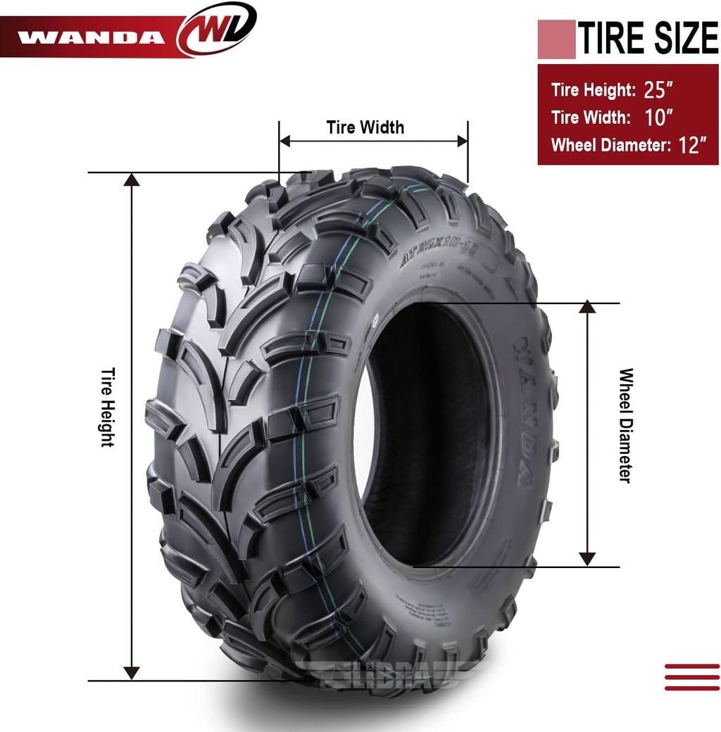 25x10-12 ATV/UTV Tire B4719