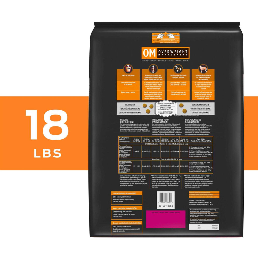 Overweight Management Formula Dry Dog Food U7787