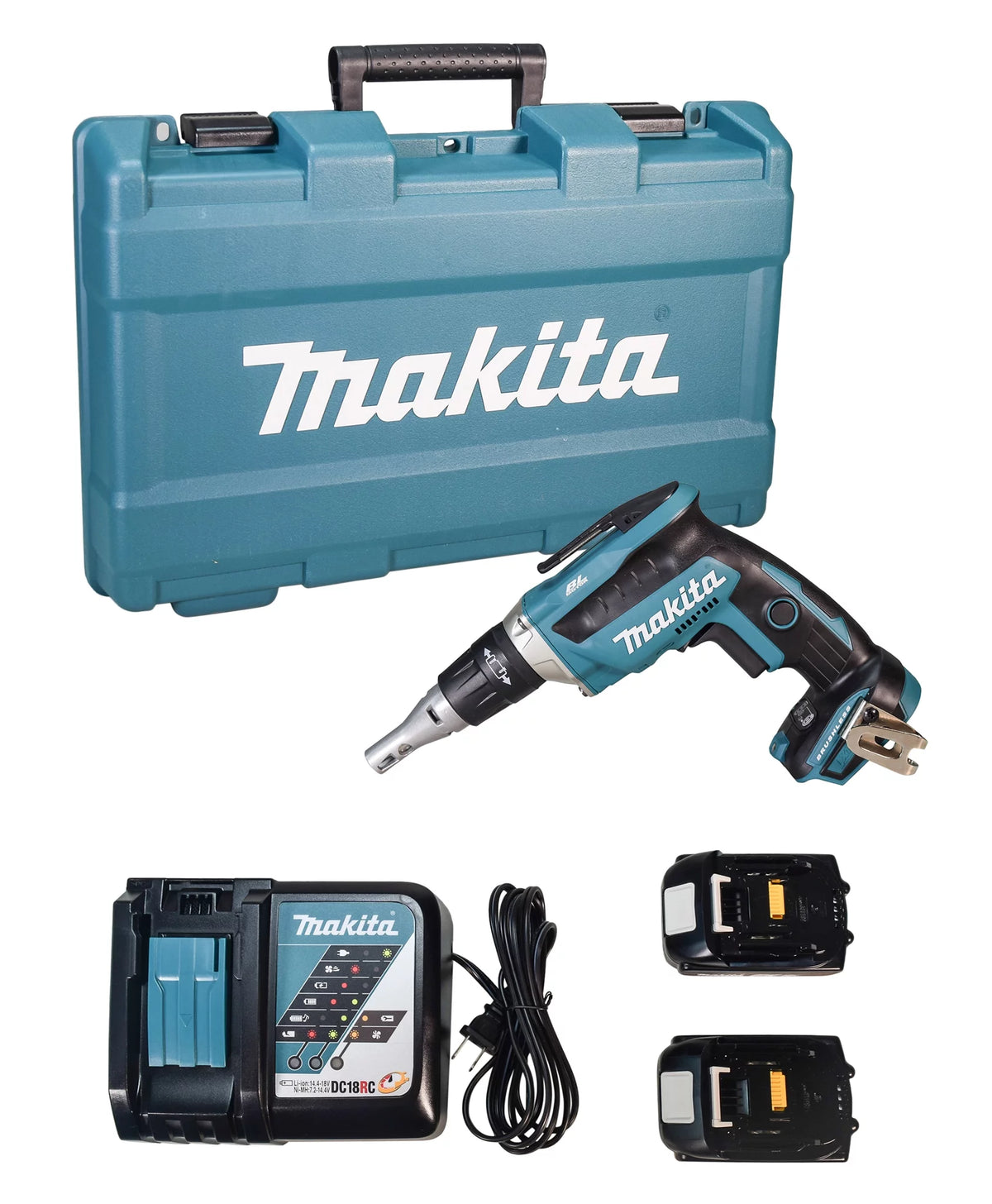 18V Compact Brushless Drywall Screwdriver Kit F91402