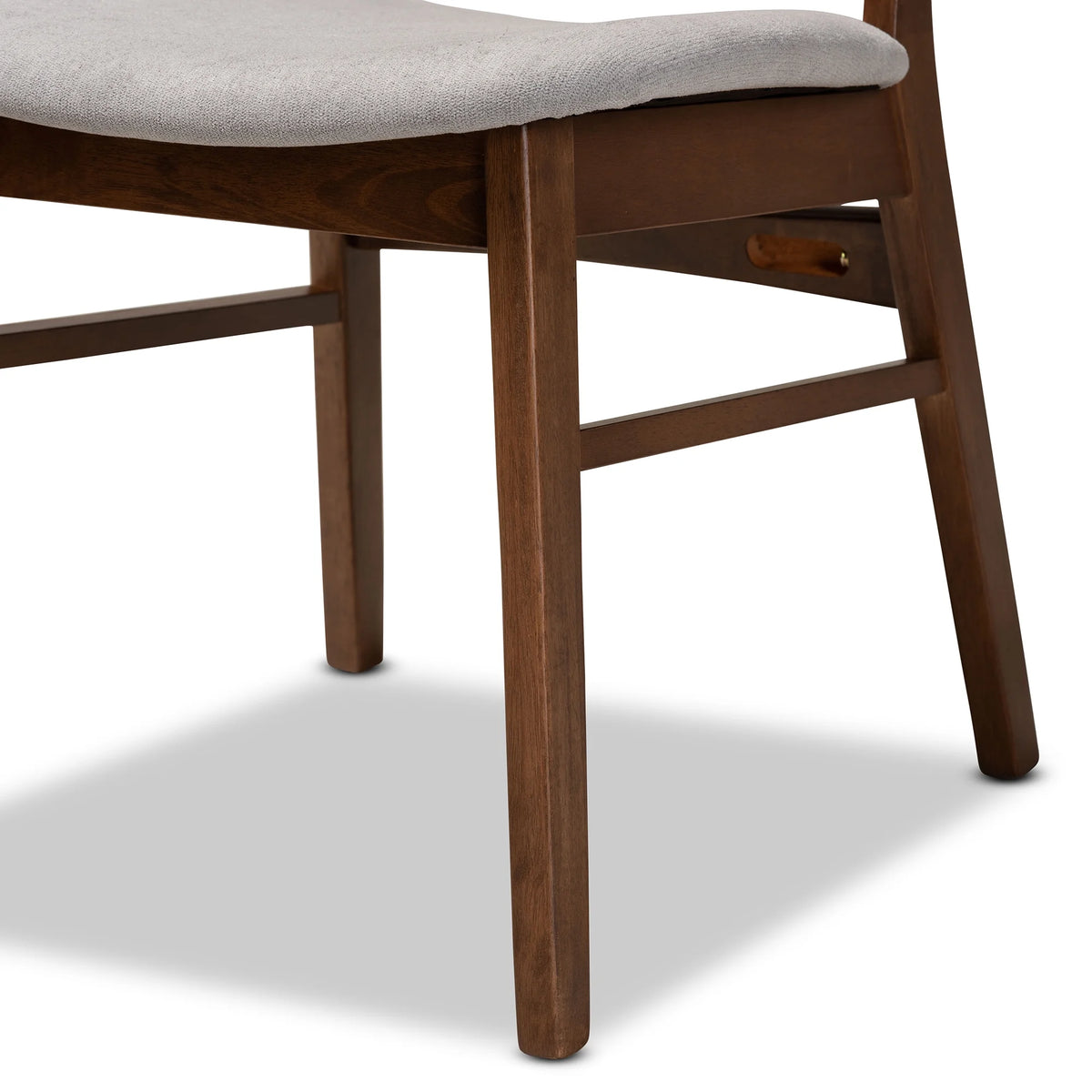 Grey/Walnut Brown Dining Chair, Set of 2 B544