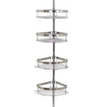 Chrome Tension Corner Pole Caddy T325660