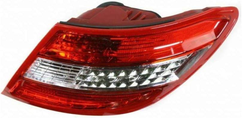 2008-2011 Mercedes-Benz C350 Tail Light Assembly Driver Side w/Bulbs P41756