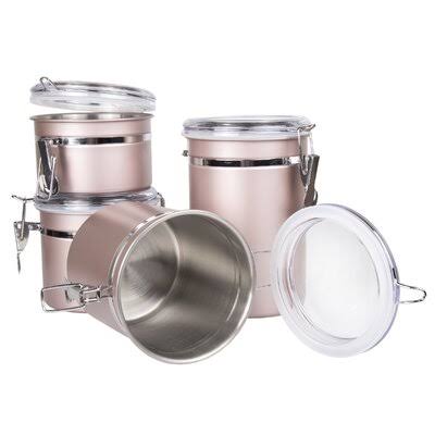 4 Piece Kitchen Canister Set S57465
