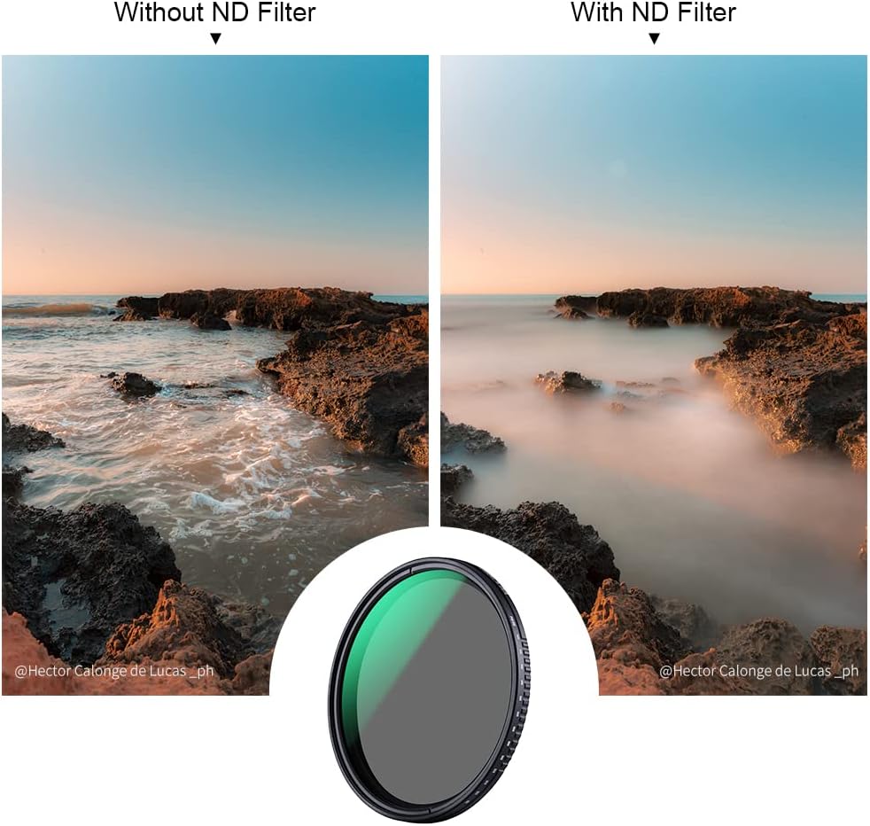 67mm Variable ND3-ND1000 Neutral Density Lens Filter Pack of 2 Z677