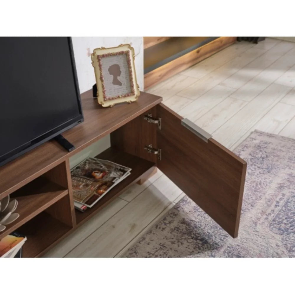 Mid Century Modern White 66 inch Tv Stand Y834