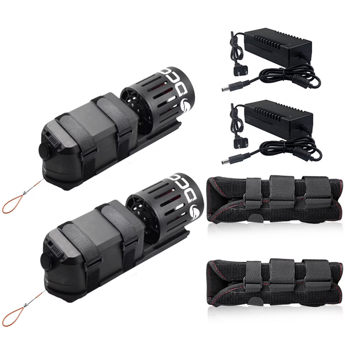 2pcs Electric Underwater Scooters 20M Waterproof N81602