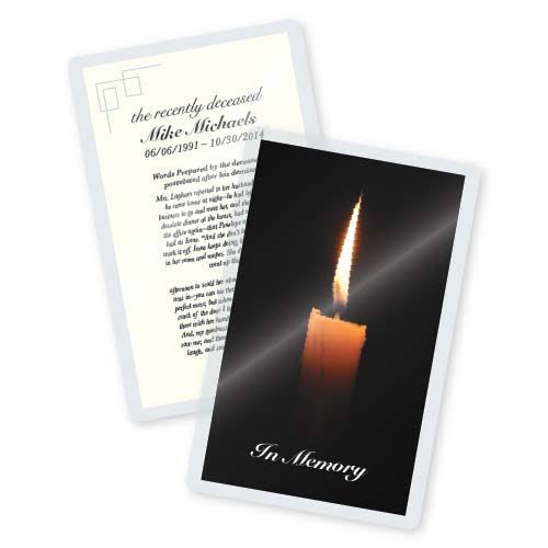 7 Mil Memorial Card Laminating Pouches 500/Bx S511214