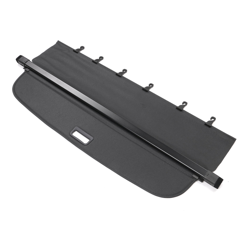 Black PVC & Aluminum Rod Retractable Cargo Cover N7136