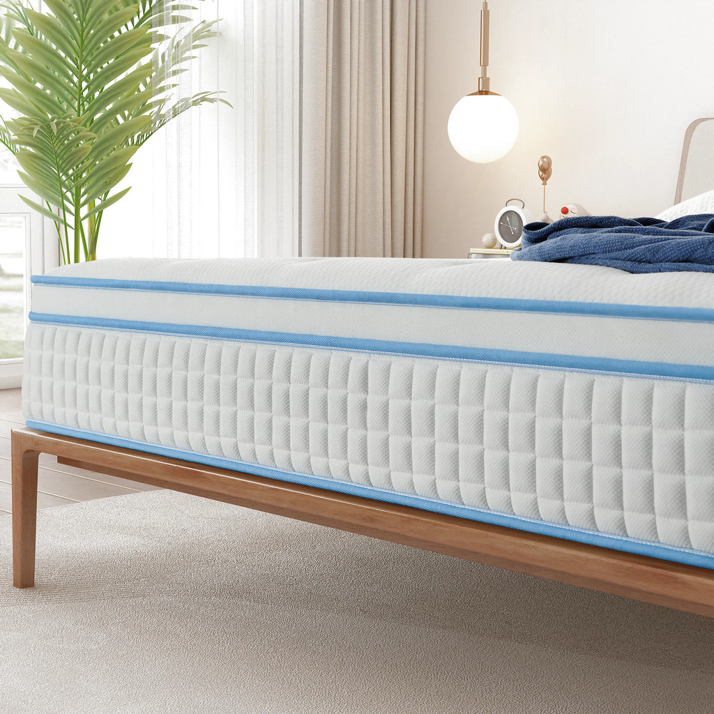 Queen 14 Inch Hybrid Gel Memory Foam Pocket Innerspring Mattress E999323