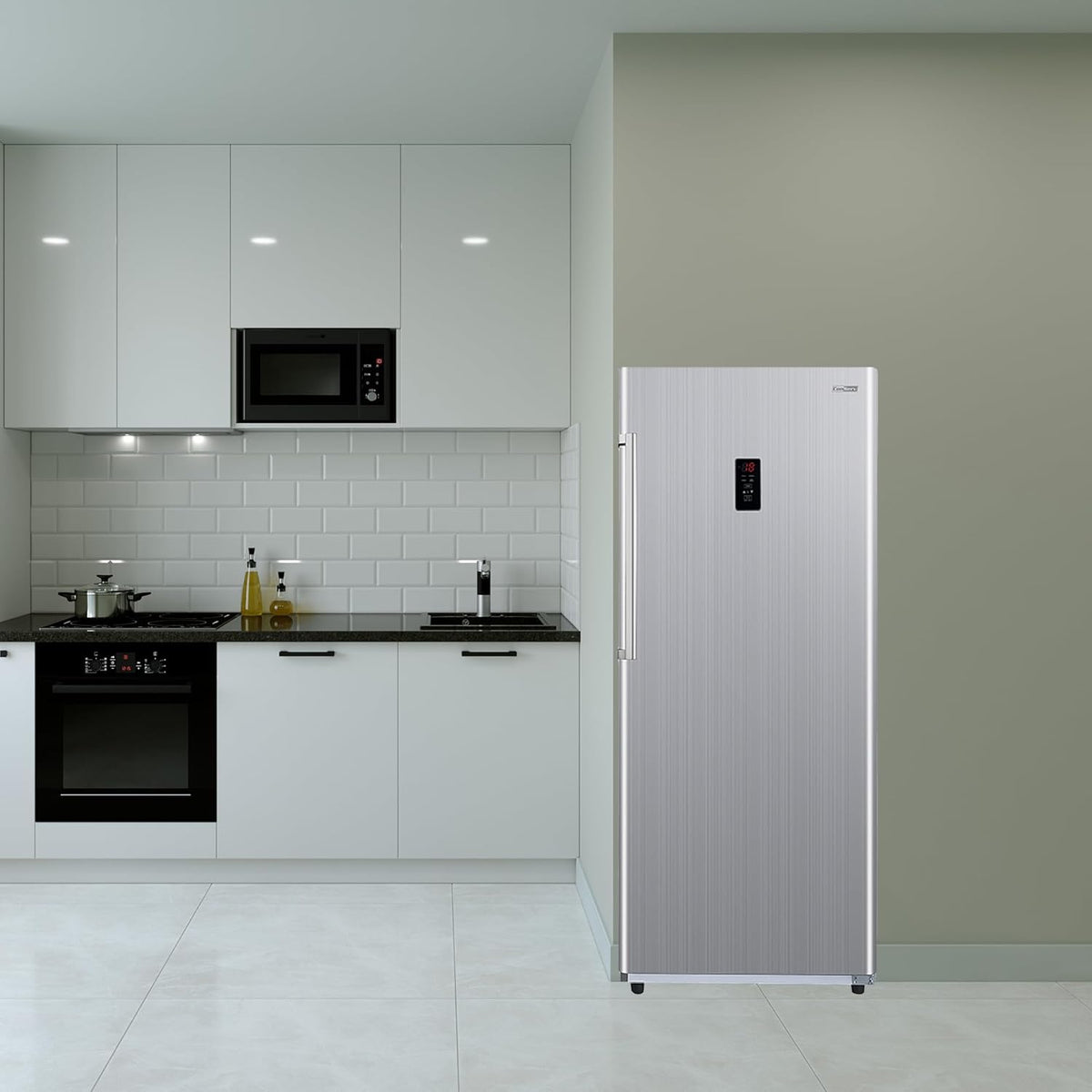 28in Wide Stainless Upright Freezer I299065