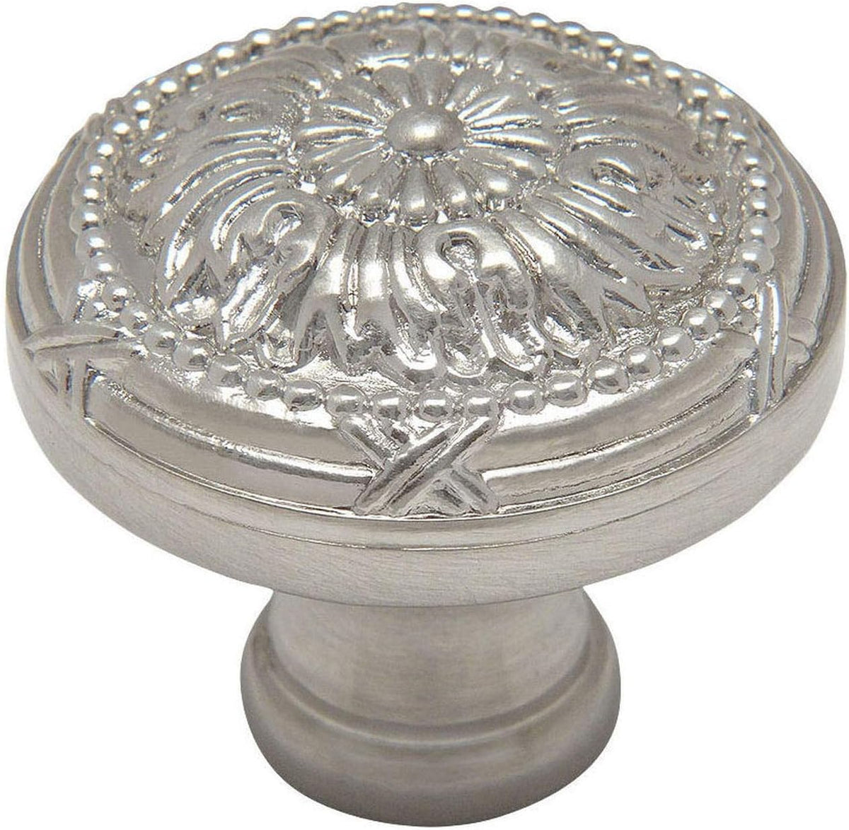 25 Pack Satin Nickel Round Cabinet Knob N29170