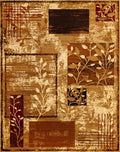 9' x 12' Cream Medium-Pile Rug P53154