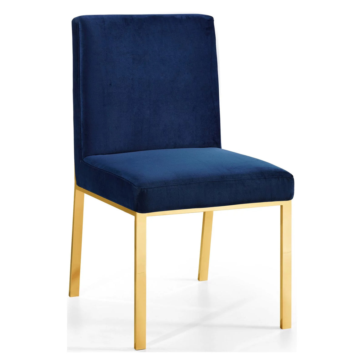 Black Velvet Dining Chair Set of 2 H1494