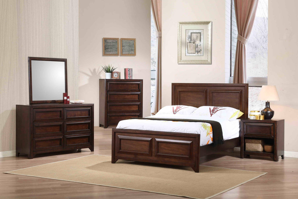 Maple Oak Twin Panel Bed J68705