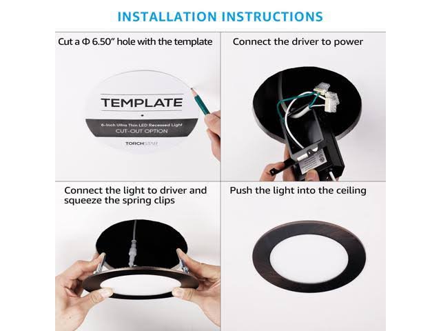 13.5W 6x22 Dimmable Slim LED Recessed Light, 2700K Soft White, 850lm Z22958