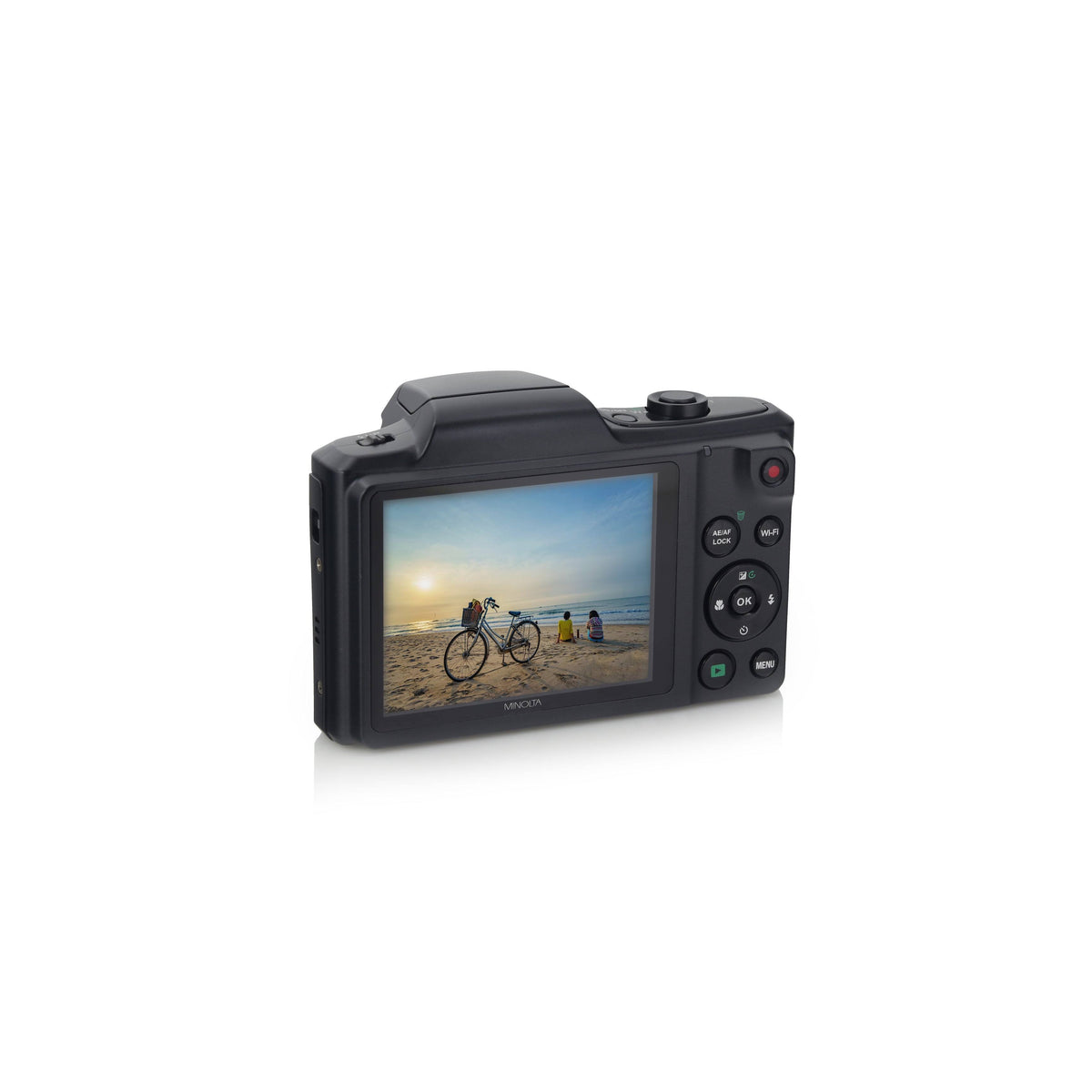 20.0-Megapixel 1080p Full HD Wi-Fi Digital Camera with 22x Zoom (Black) S184