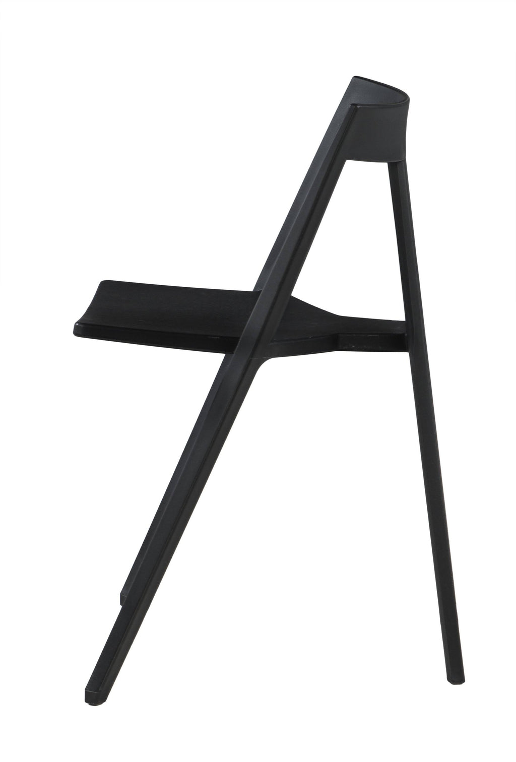 Black Polypropylene Stackable Dining Chair O17656