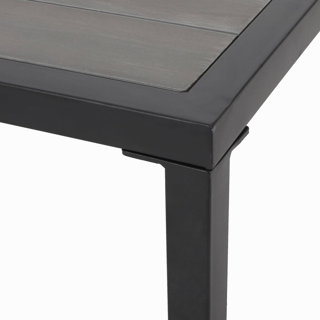 4pc Faux Wood Chat Set - Gray B882096