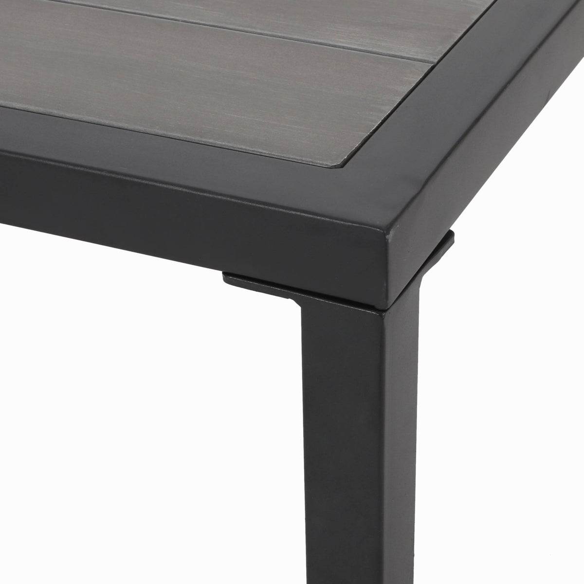 4pc Faux Wood Chat Set - Gray B882096