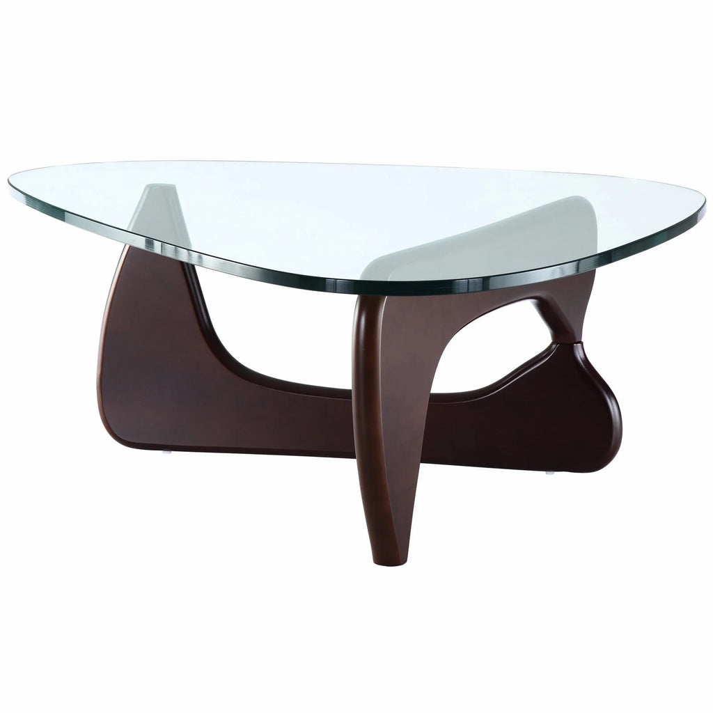 Modern Triangle Glass Top Coffee Table U26723