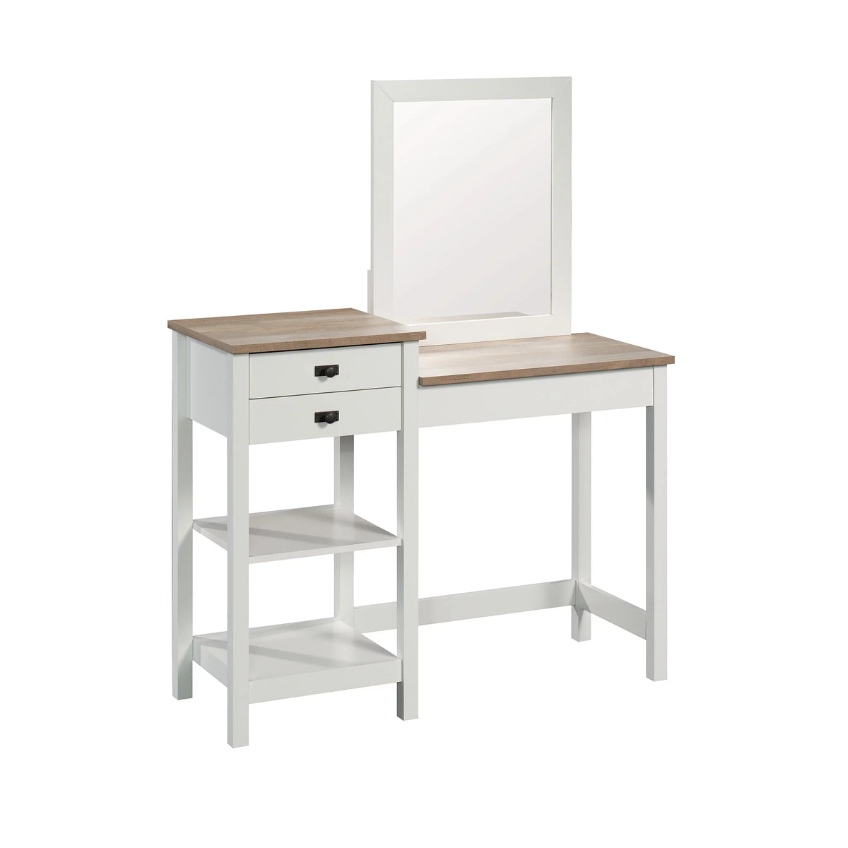 Soft White Bedroom Vanity with Mirror O19337