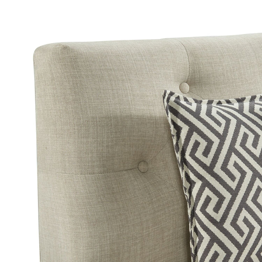 Beige Sofa with Seven Pillows C14750